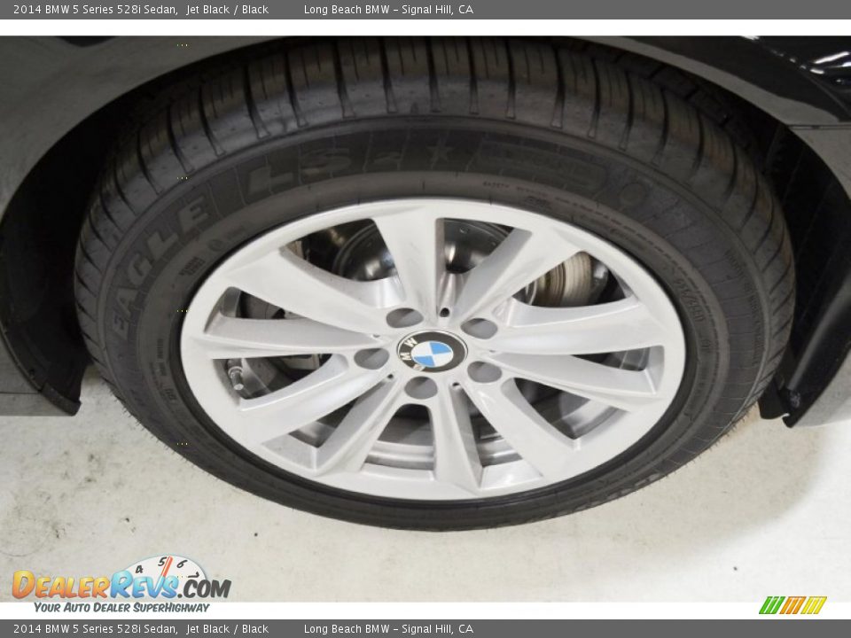 2014 BMW 5 Series 528i Sedan Jet Black / Black Photo #3