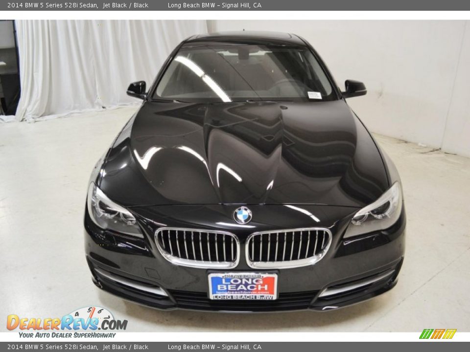 2014 BMW 5 Series 528i Sedan Jet Black / Black Photo #4