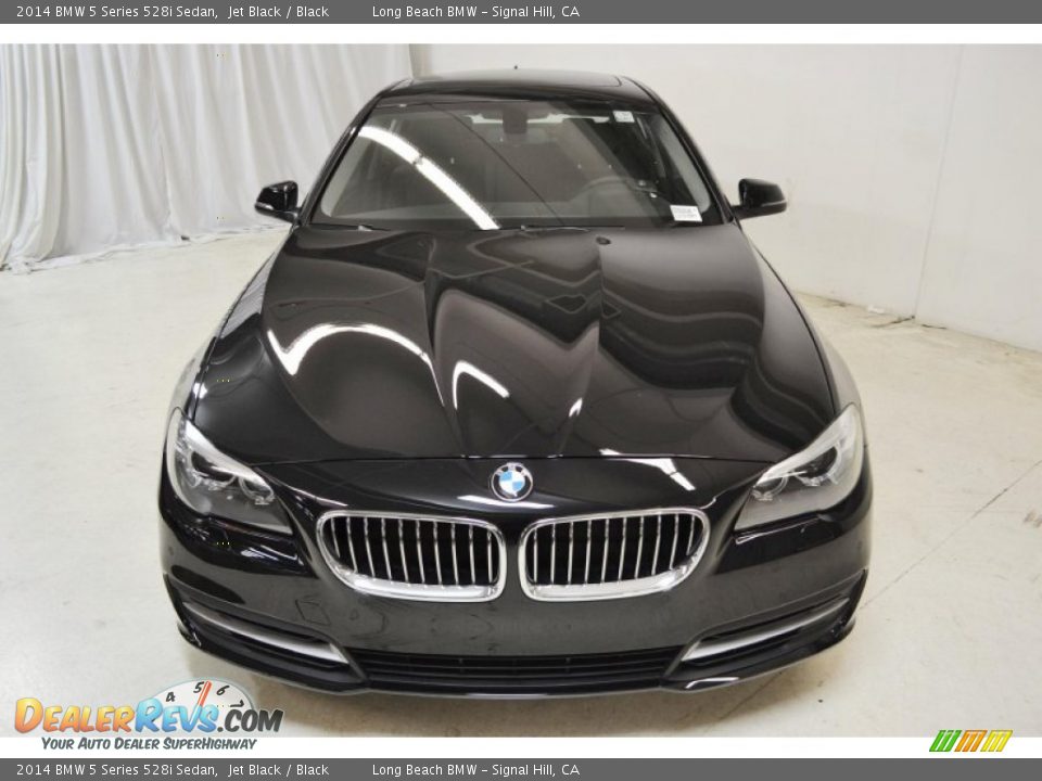 2014 BMW 5 Series 528i Sedan Jet Black / Black Photo #4
