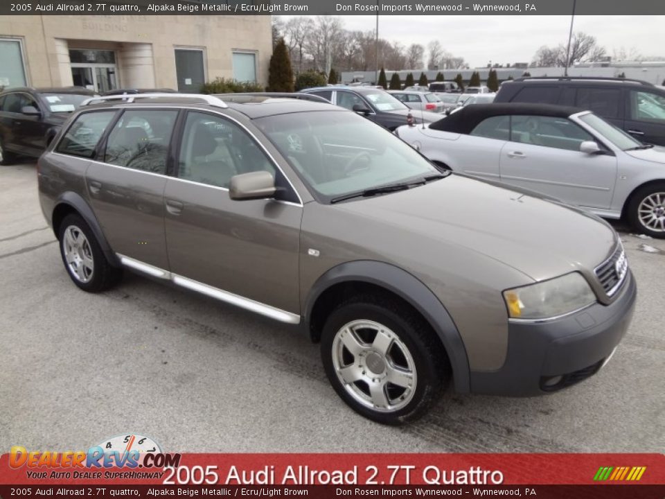 2005 Audi Allroad 2.7T quattro Alpaka Beige Metallic / Ecru/Light Brown Photo #1