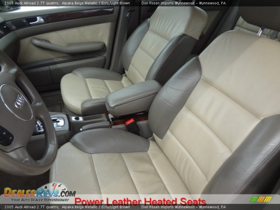 2005 Audi Allroad 2.7T quattro Alpaka Beige Metallic / Ecru/Light Brown Photo #4
