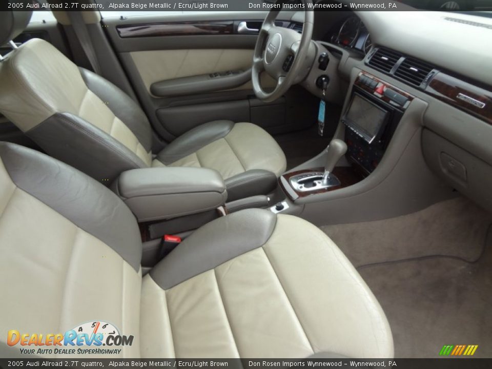 2005 Audi Allroad 2.7T quattro Alpaka Beige Metallic / Ecru/Light Brown Photo #6