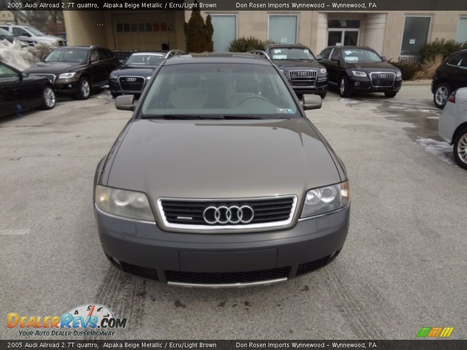 2005 Audi Allroad 2.7T quattro Alpaka Beige Metallic / Ecru/Light Brown Photo #11