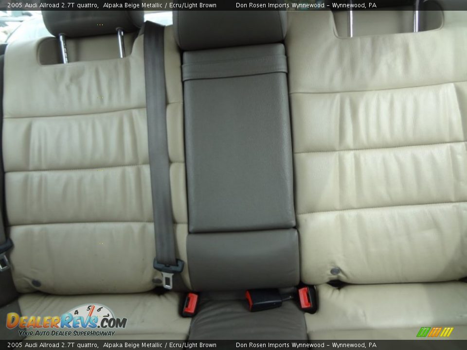 2005 Audi Allroad 2.7T quattro Alpaka Beige Metallic / Ecru/Light Brown Photo #12
