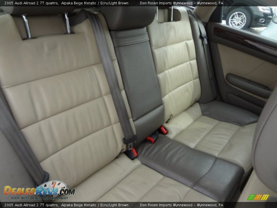 2005 Audi Allroad 2.7T quattro Alpaka Beige Metallic / Ecru/Light Brown Photo #14