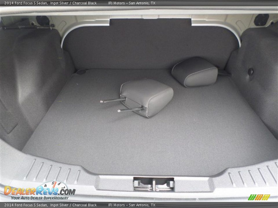 2014 Ford Focus S Sedan Ingot Silver / Charcoal Black Photo #13