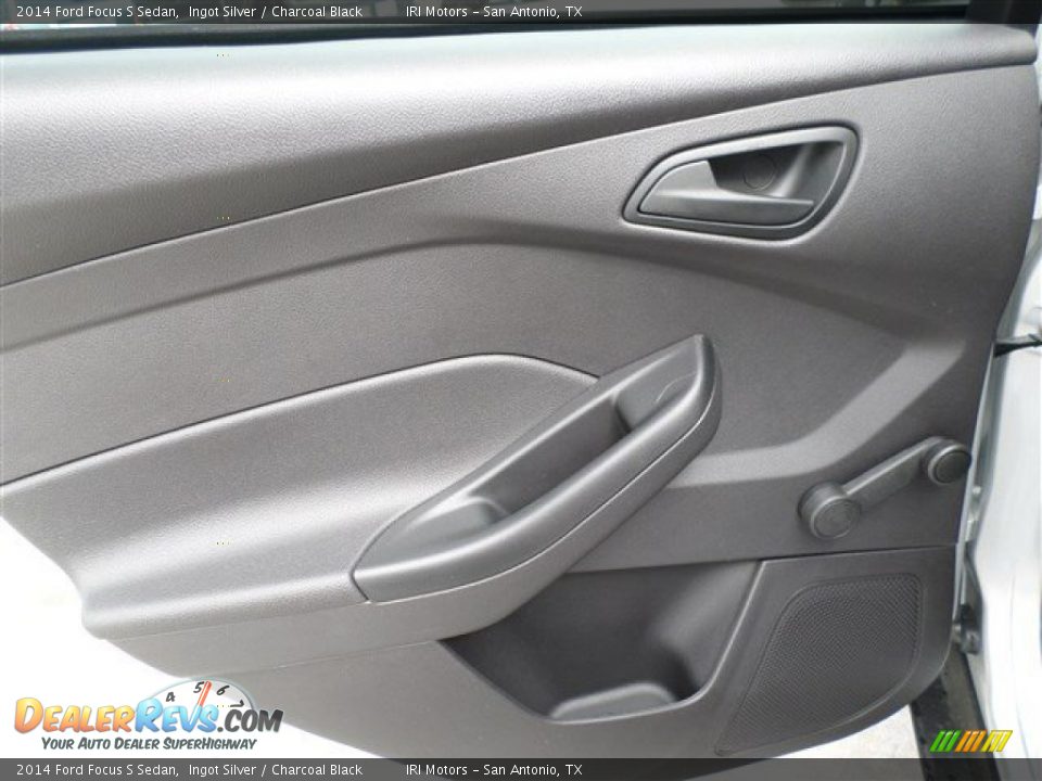 2014 Ford Focus S Sedan Ingot Silver / Charcoal Black Photo #14