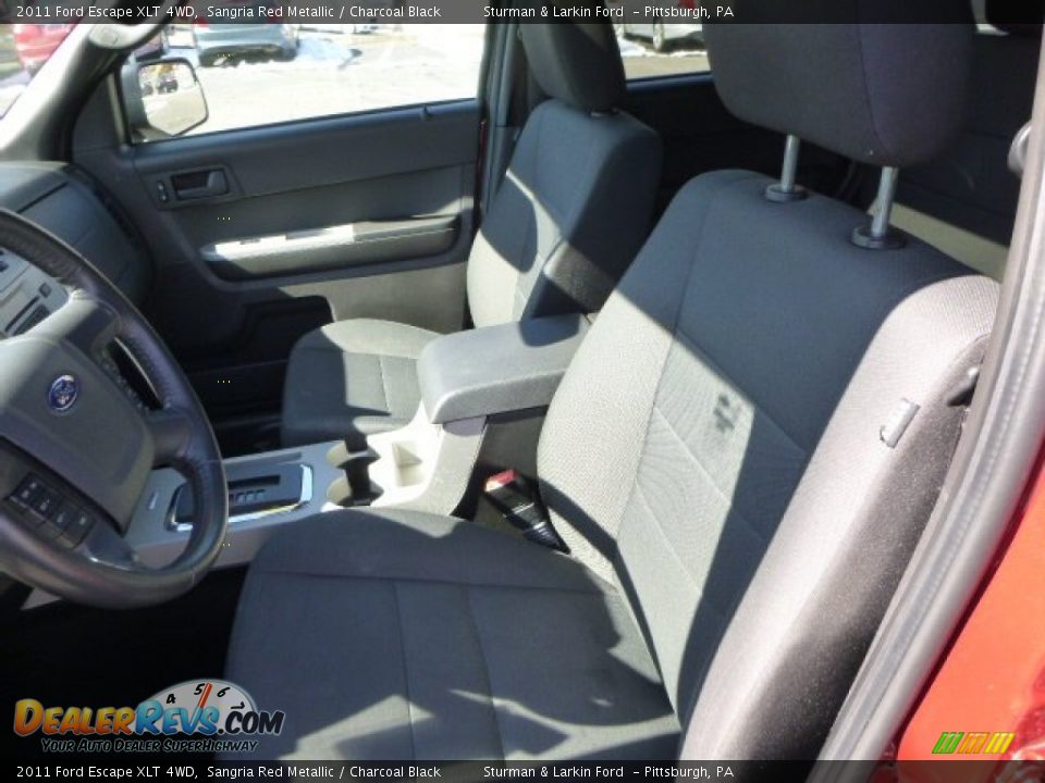 2011 Ford Escape XLT 4WD Sangria Red Metallic / Charcoal Black Photo #8