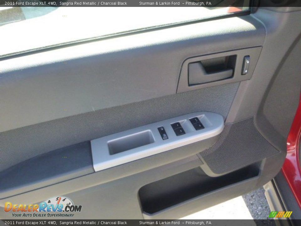 2011 Ford Escape XLT 4WD Sangria Red Metallic / Charcoal Black Photo #11