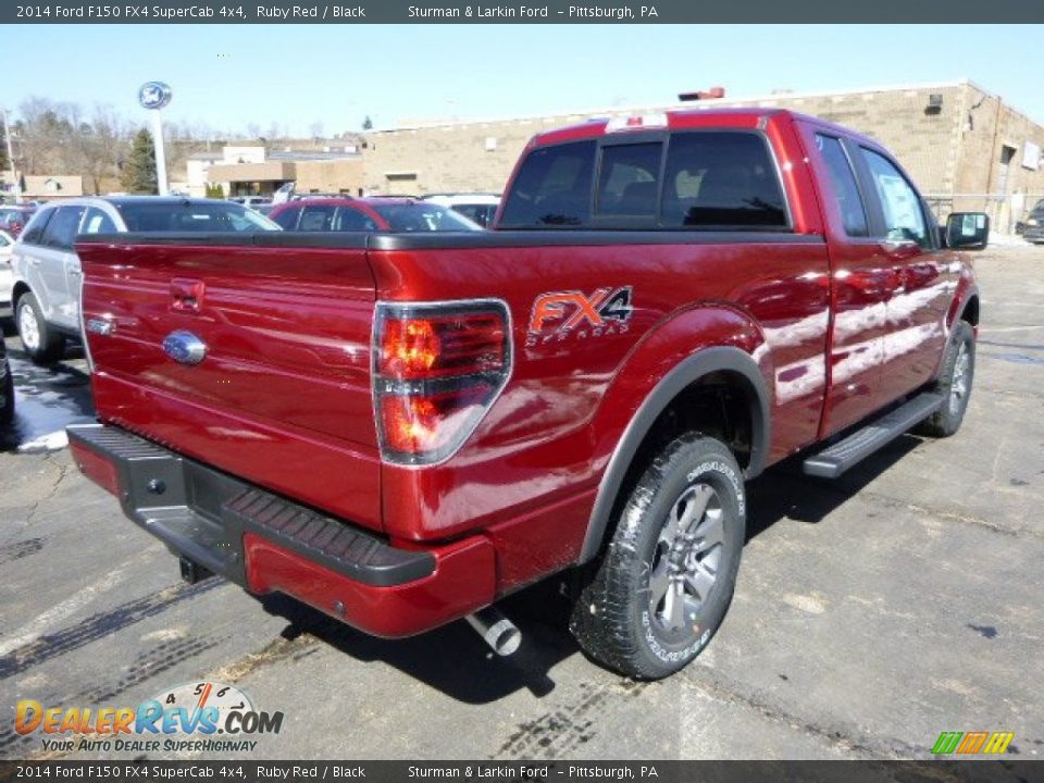2014 Ford F150 FX4 SuperCab 4x4 Ruby Red / Black Photo #2