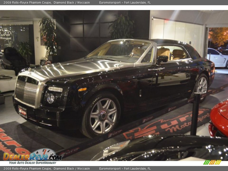 2009 Rolls-Royce Phantom Coupe Diamond Black / Moccasin Photo #3