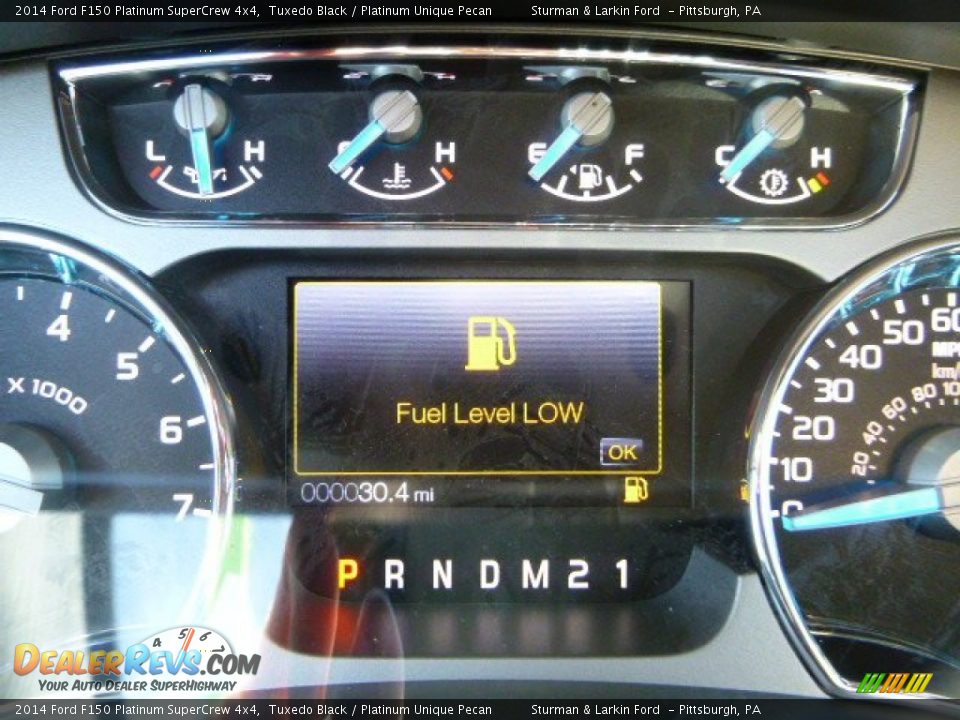 2014 Ford F150 Platinum SuperCrew 4x4 Tuxedo Black / Platinum Unique Pecan Photo #15