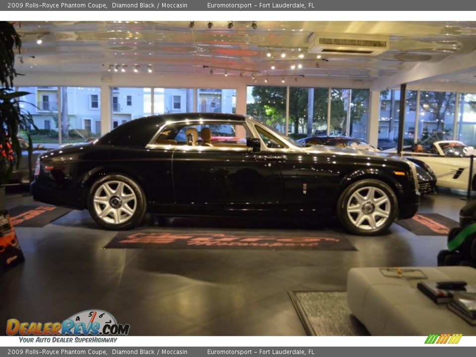 2009 Rolls-Royce Phantom Coupe Diamond Black / Moccasin Photo #13