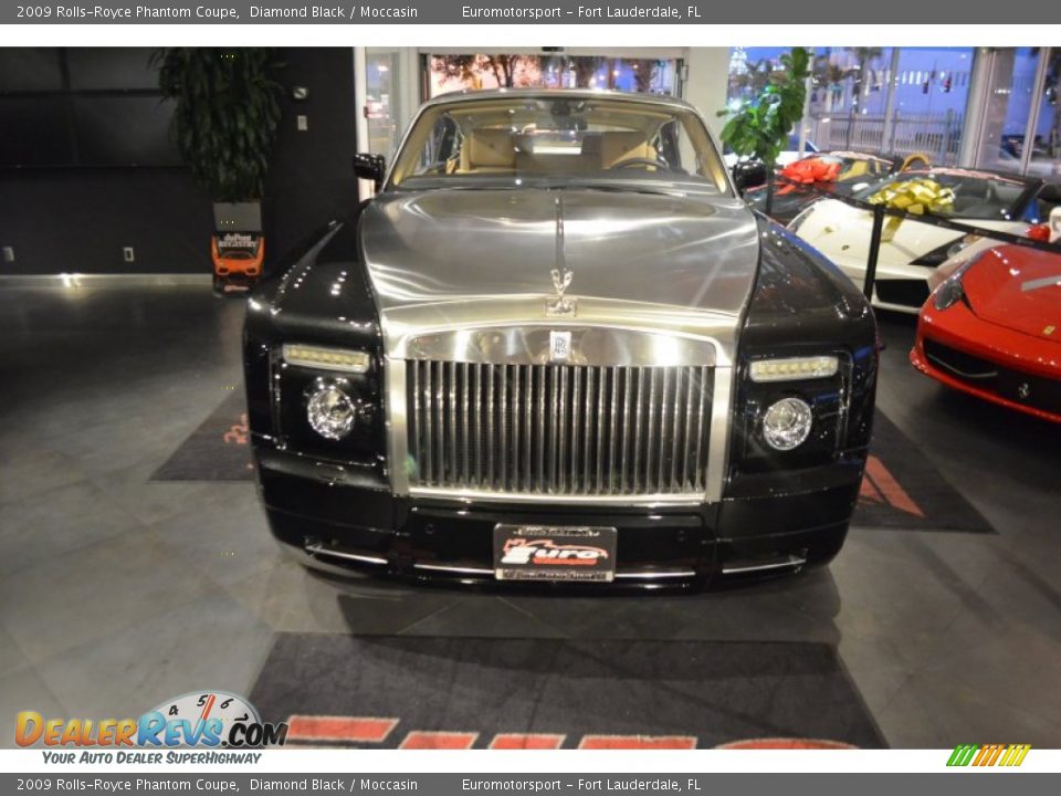 2009 Rolls-Royce Phantom Coupe Diamond Black / Moccasin Photo #24
