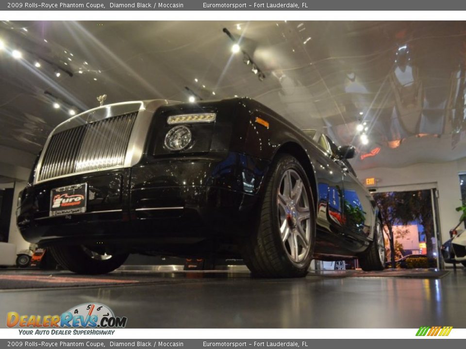 2009 Rolls-Royce Phantom Coupe Diamond Black / Moccasin Photo #26