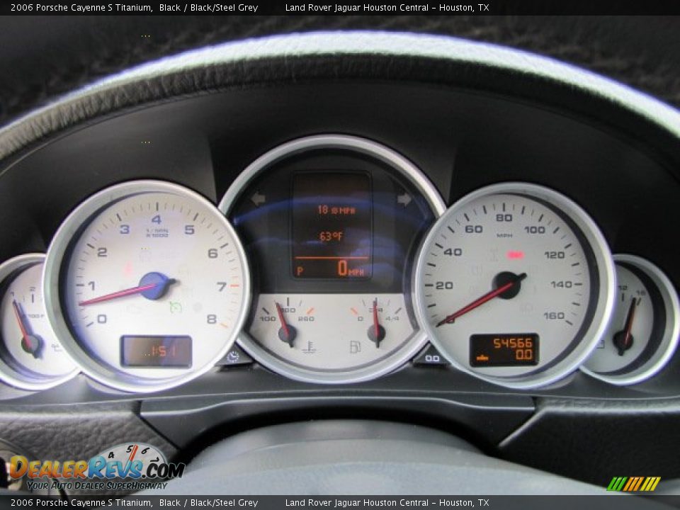 2006 Porsche Cayenne S Titanium Gauges Photo #17