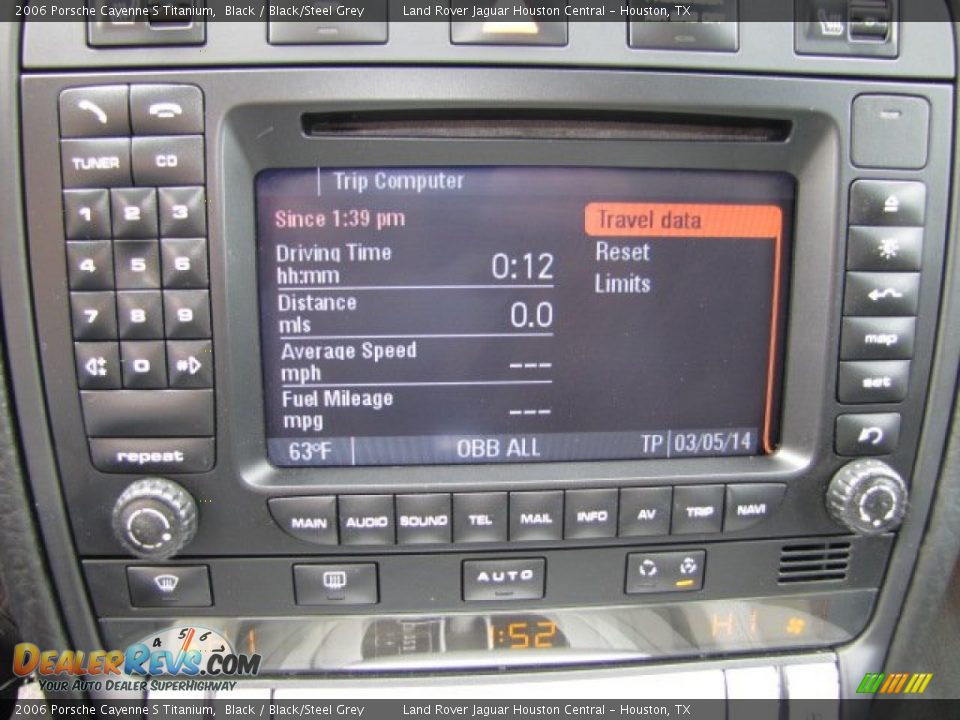 Controls of 2006 Porsche Cayenne S Titanium Photo #20