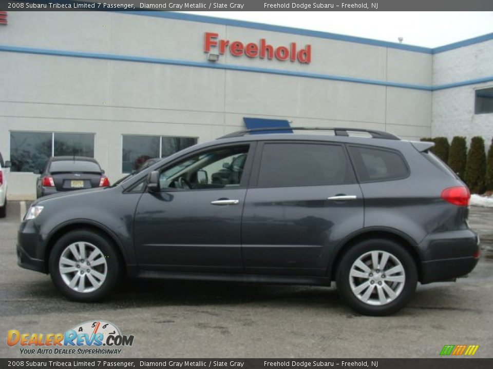 2008 Subaru Tribeca Limited 7 Passenger Diamond Gray Metallic / Slate Gray Photo #9