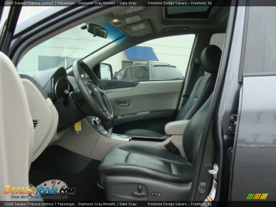 2008 Subaru Tribeca Limited 7 Passenger Diamond Gray Metallic / Slate Gray Photo #15