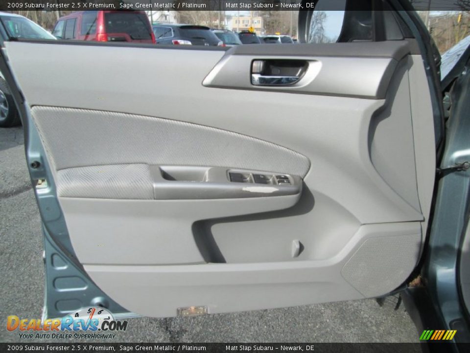 2009 Subaru Forester 2.5 X Premium Sage Green Metallic / Platinum Photo #12