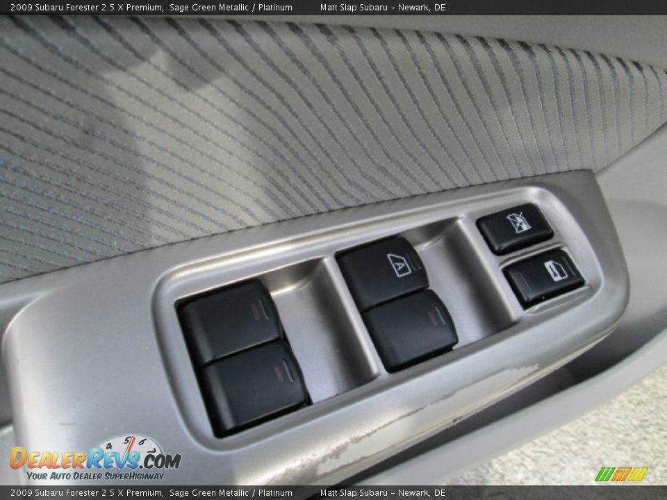 2009 Subaru Forester 2.5 X Premium Sage Green Metallic / Platinum Photo #13