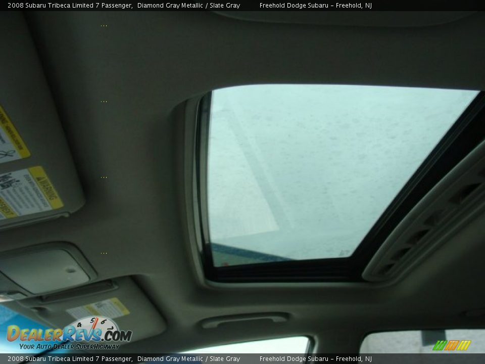 2008 Subaru Tribeca Limited 7 Passenger Diamond Gray Metallic / Slate Gray Photo #17