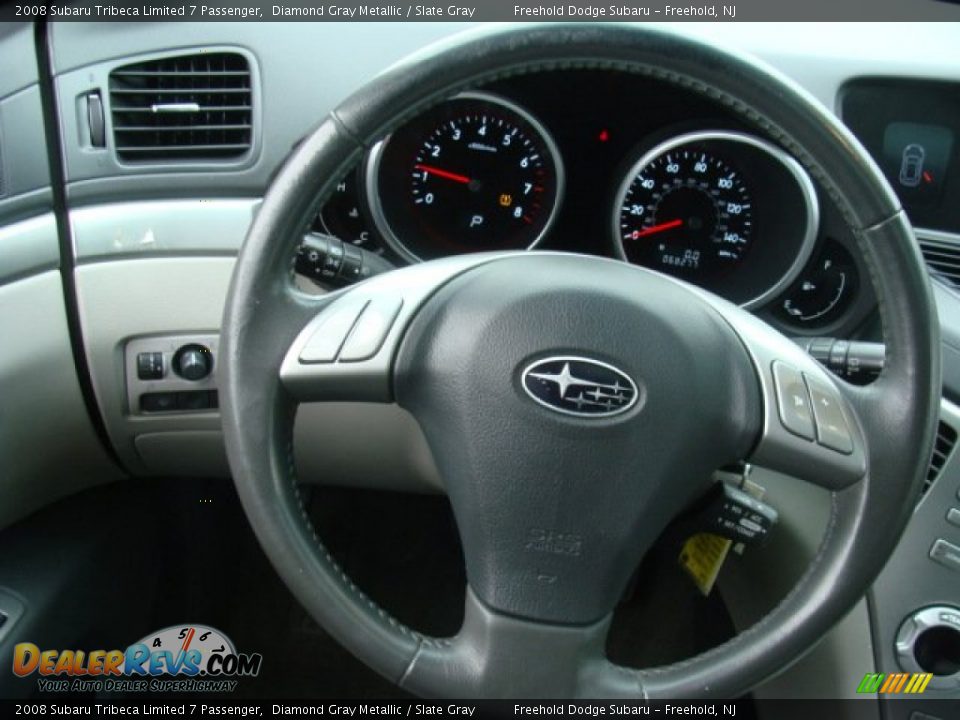 2008 Subaru Tribeca Limited 7 Passenger Diamond Gray Metallic / Slate Gray Photo #19
