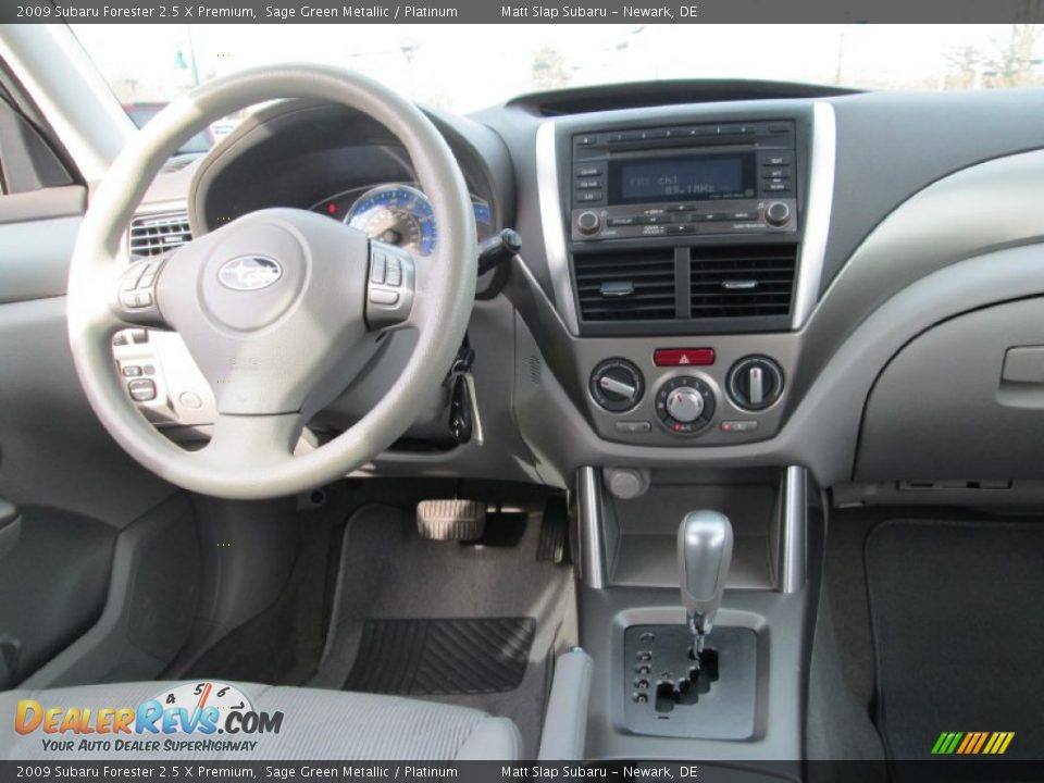 2009 Subaru Forester 2.5 X Premium Sage Green Metallic / Platinum Photo #16