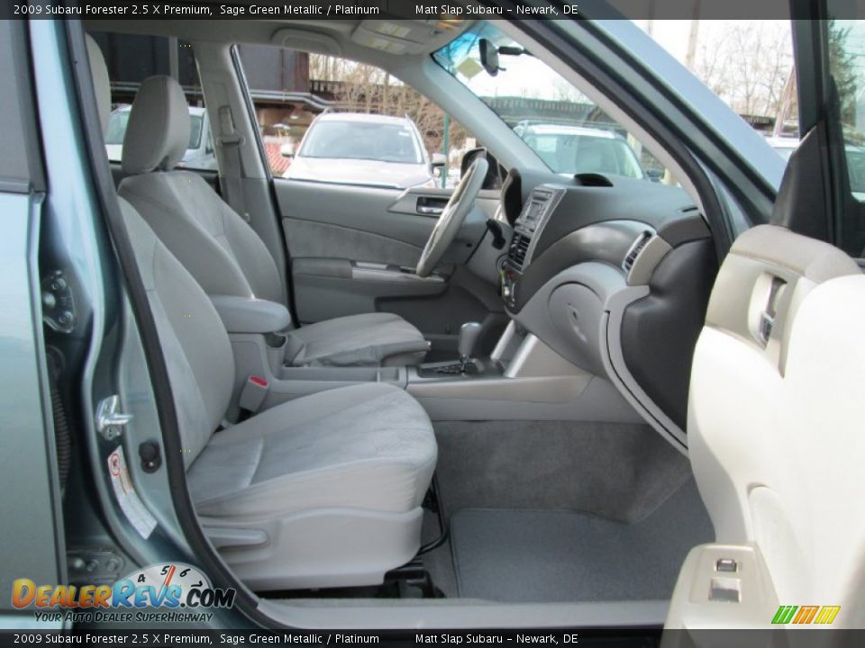 2009 Subaru Forester 2.5 X Premium Sage Green Metallic / Platinum Photo #17