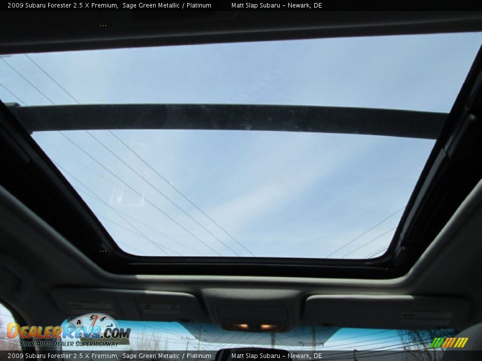 2009 Subaru Forester 2.5 X Premium Sage Green Metallic / Platinum Photo #20