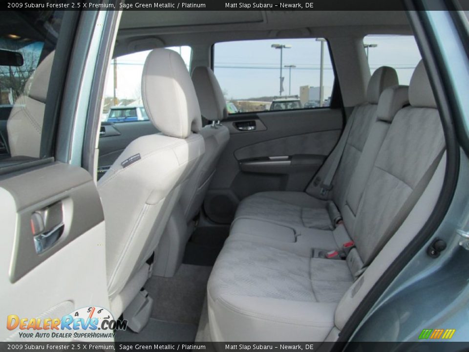 2009 Subaru Forester 2.5 X Premium Sage Green Metallic / Platinum Photo #21