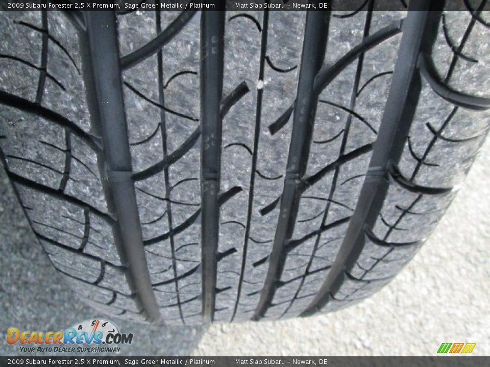 2009 Subaru Forester 2.5 X Premium Sage Green Metallic / Platinum Photo #23