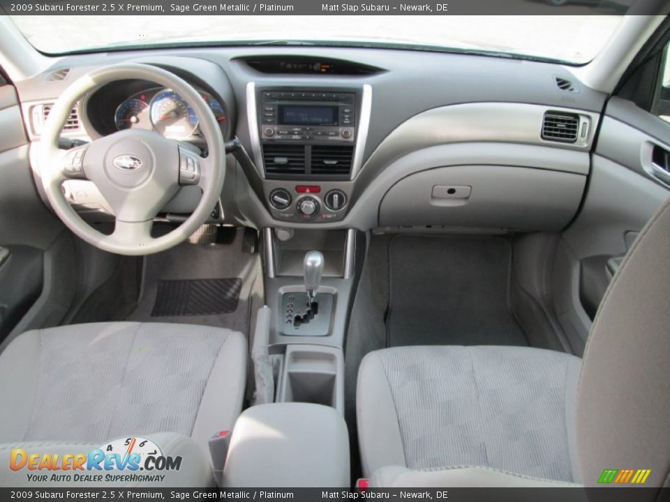2009 Subaru Forester 2.5 X Premium Sage Green Metallic / Platinum Photo #24