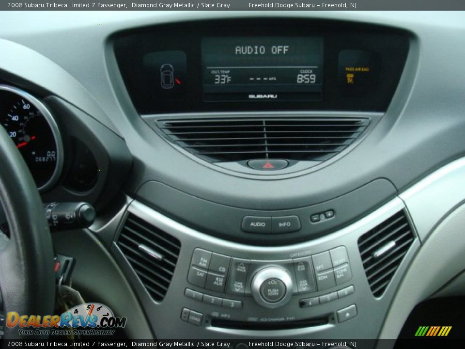 2008 Subaru Tribeca Limited 7 Passenger Diamond Gray Metallic / Slate Gray Photo #23