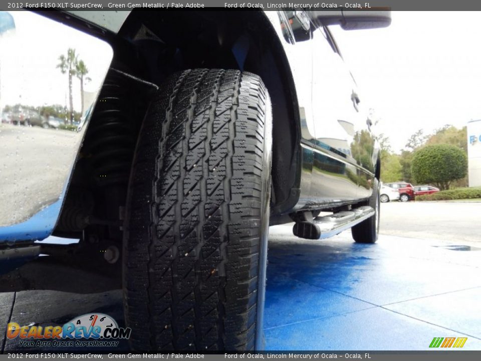 2012 Ford F150 XLT SuperCrew Green Gem Metallic / Pale Adobe Photo #11