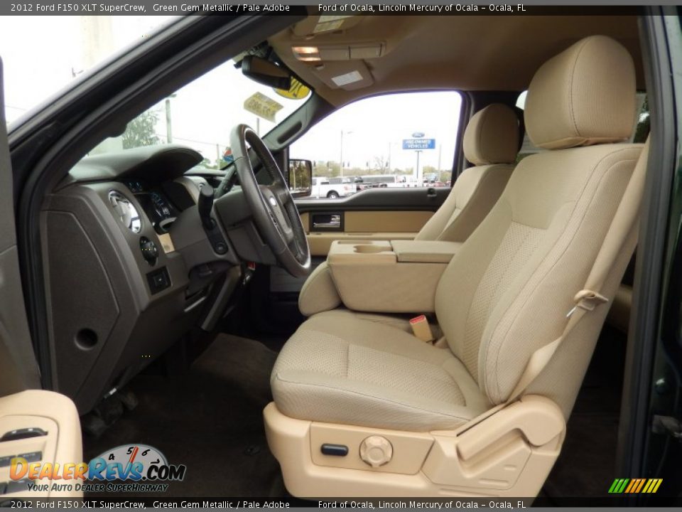 Pale Adobe Interior - 2012 Ford F150 XLT SuperCrew Photo #12