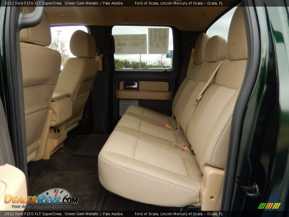 Rear Seat of 2012 Ford F150 XLT SuperCrew Photo #15