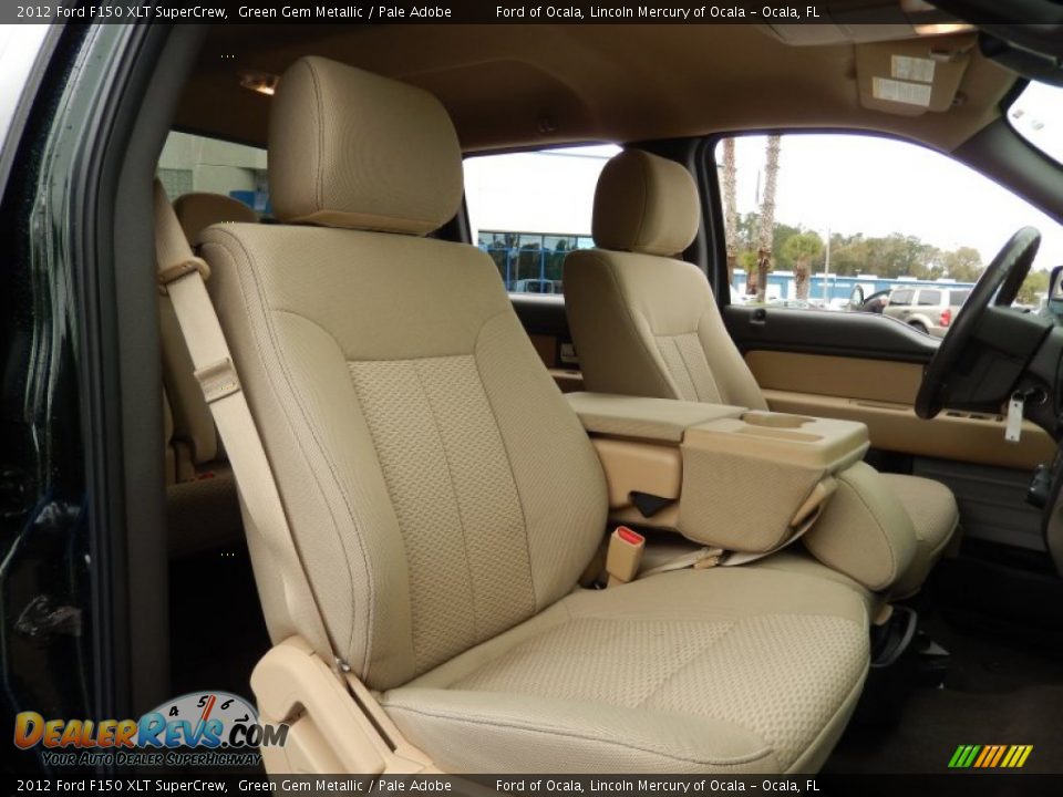 2012 Ford F150 XLT SuperCrew Green Gem Metallic / Pale Adobe Photo #18