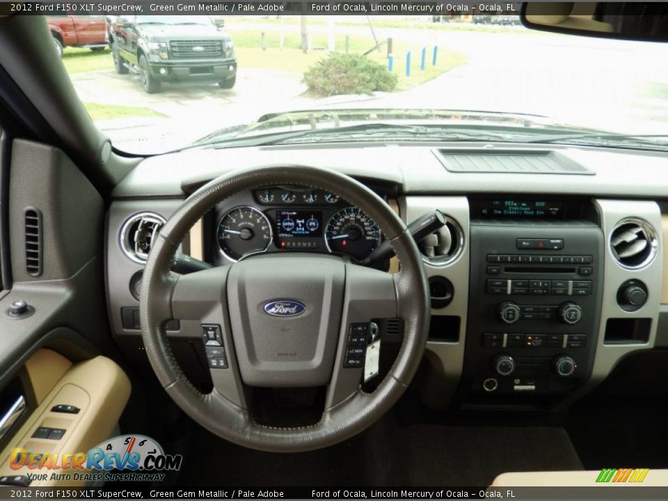 2012 Ford F150 XLT SuperCrew Green Gem Metallic / Pale Adobe Photo #20