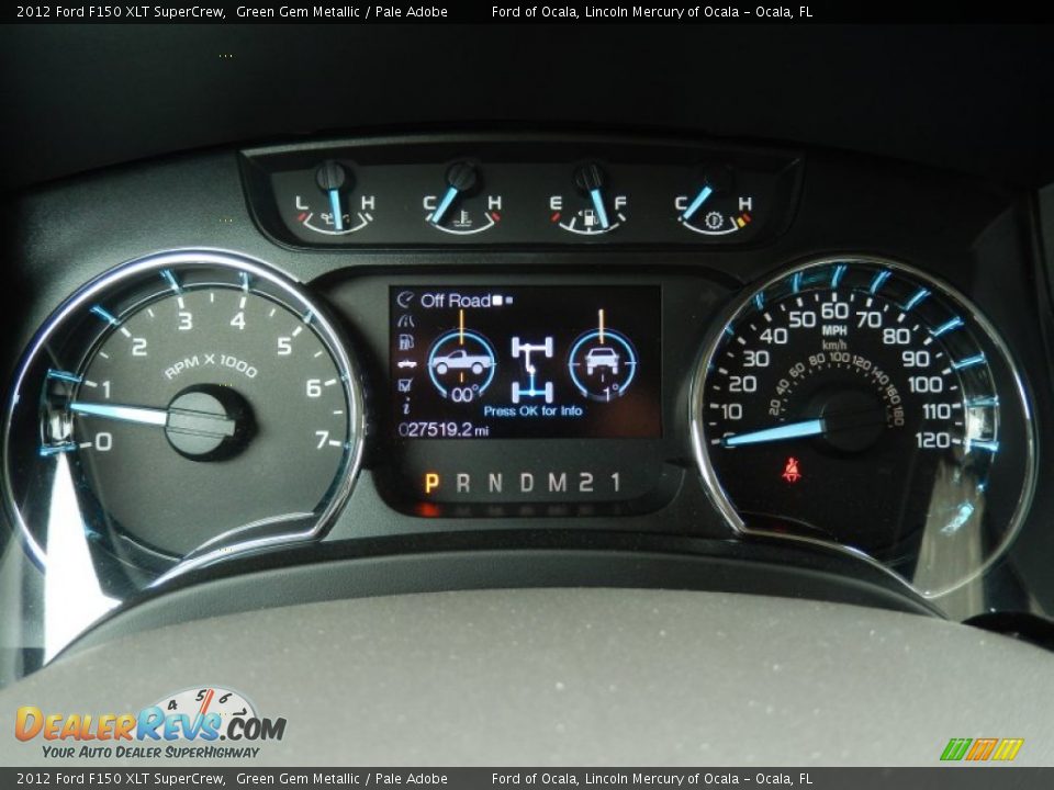 2012 Ford F150 XLT SuperCrew Gauges Photo #21