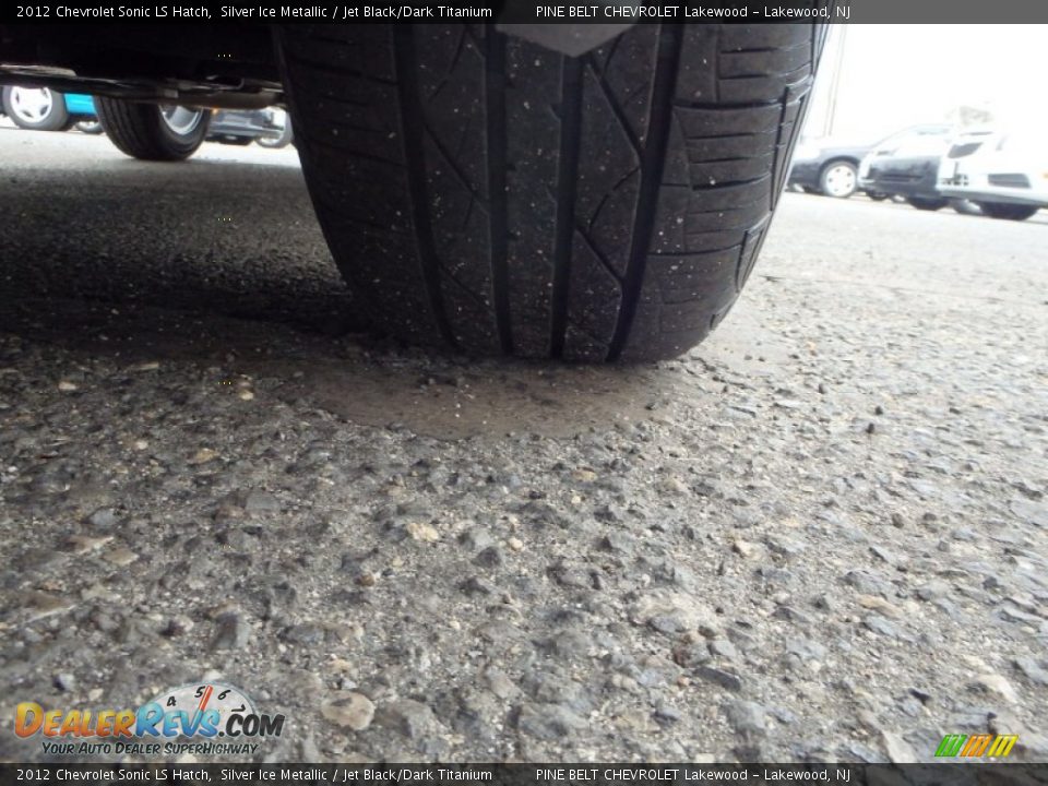 2012 Chevrolet Sonic LS Hatch Silver Ice Metallic / Jet Black/Dark Titanium Photo #22