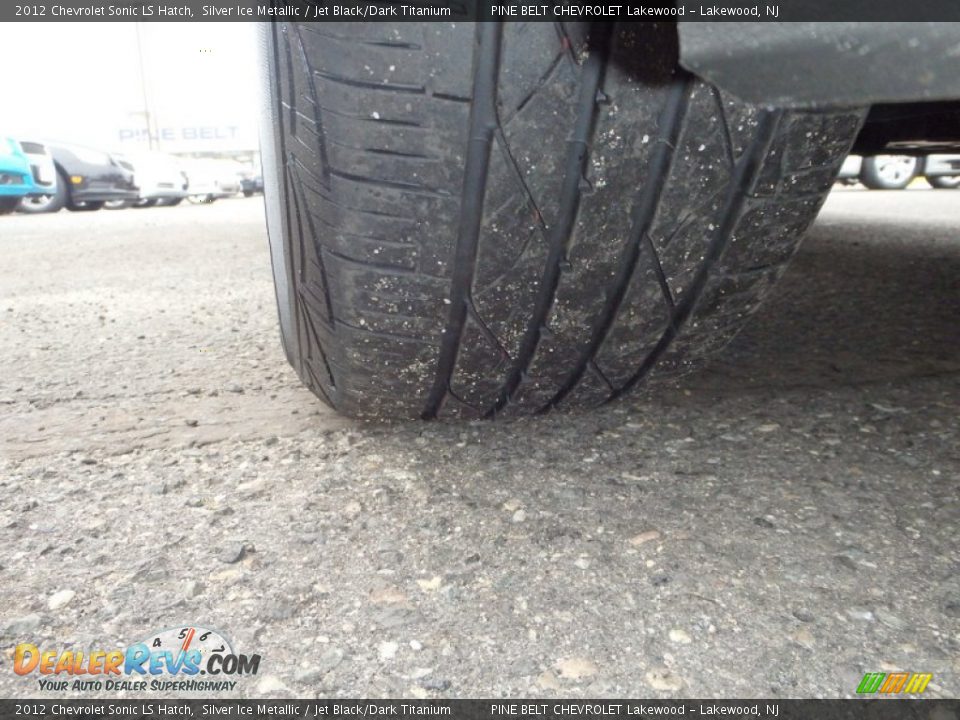 2012 Chevrolet Sonic LS Hatch Silver Ice Metallic / Jet Black/Dark Titanium Photo #23