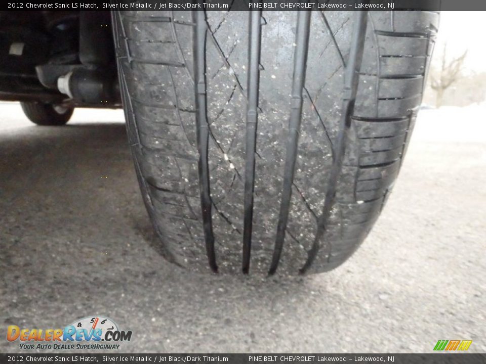 2012 Chevrolet Sonic LS Hatch Silver Ice Metallic / Jet Black/Dark Titanium Photo #24