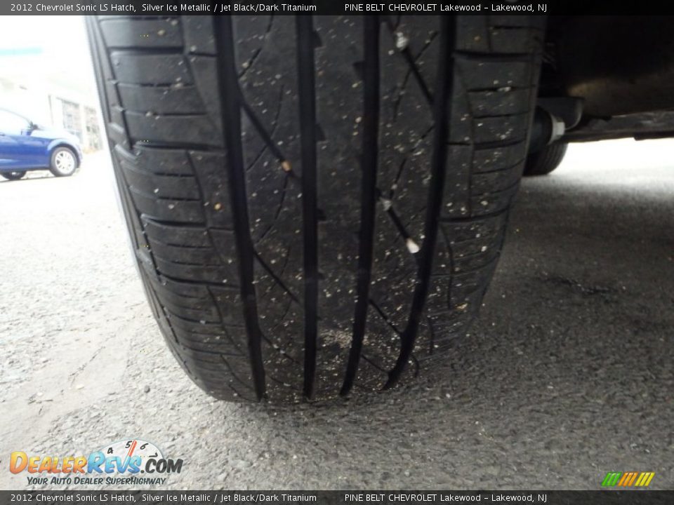 2012 Chevrolet Sonic LS Hatch Silver Ice Metallic / Jet Black/Dark Titanium Photo #25