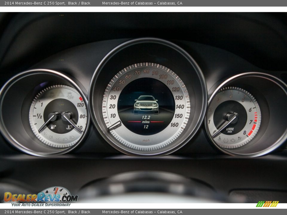 2014 Mercedes-Benz C 250 Sport Black / Black Photo #6