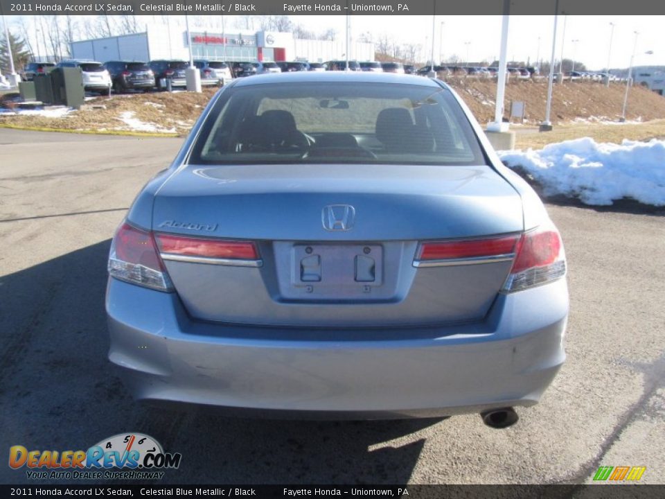 2011 Honda Accord LX Sedan Celestial Blue Metallic / Black Photo #3