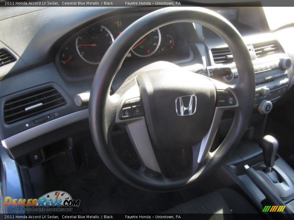 2011 Honda Accord LX Sedan Celestial Blue Metallic / Black Photo #12