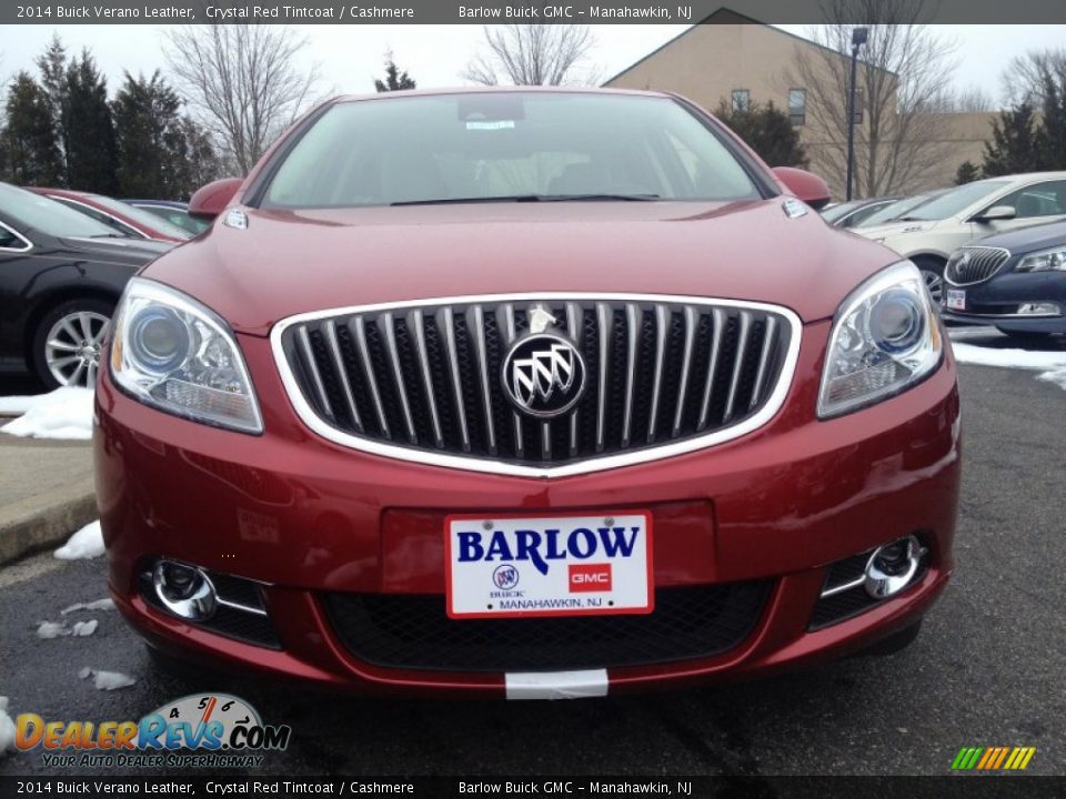2014 Buick Verano Leather Crystal Red Tintcoat / Cashmere Photo #2