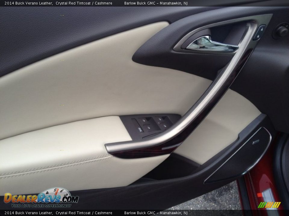 2014 Buick Verano Leather Crystal Red Tintcoat / Cashmere Photo #8