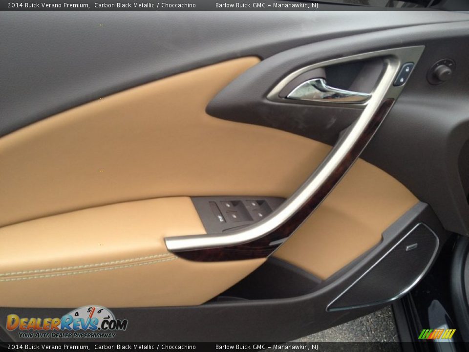 2014 Buick Verano Premium Carbon Black Metallic / Choccachino Photo #8